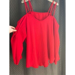 SHEIN red blouse size 4xl
